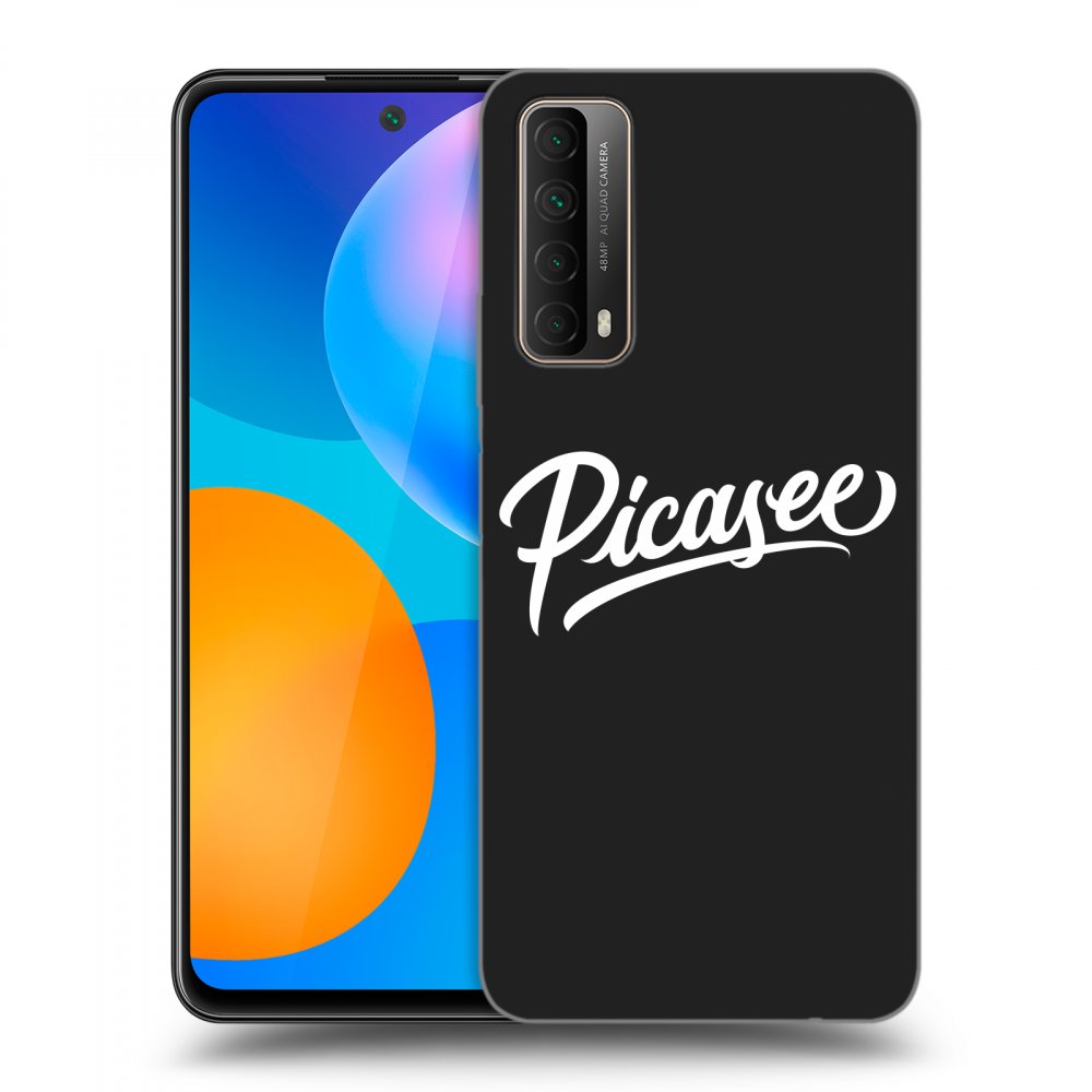 Huawei P Smart 2021 Hülle - Schwarzes Silikon - Picasee - White