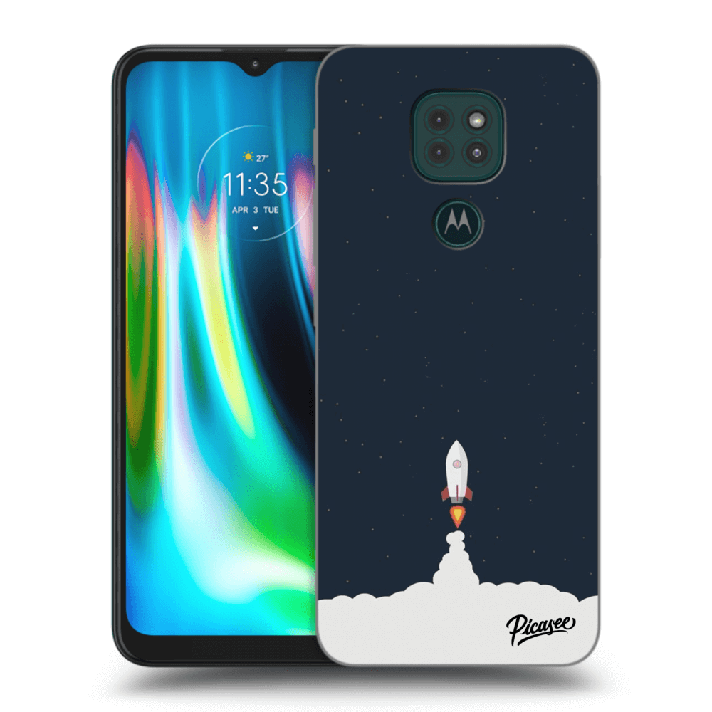 Motorola Moto G9 Play Hülle - Transparentes Silikon - Astronaut 2