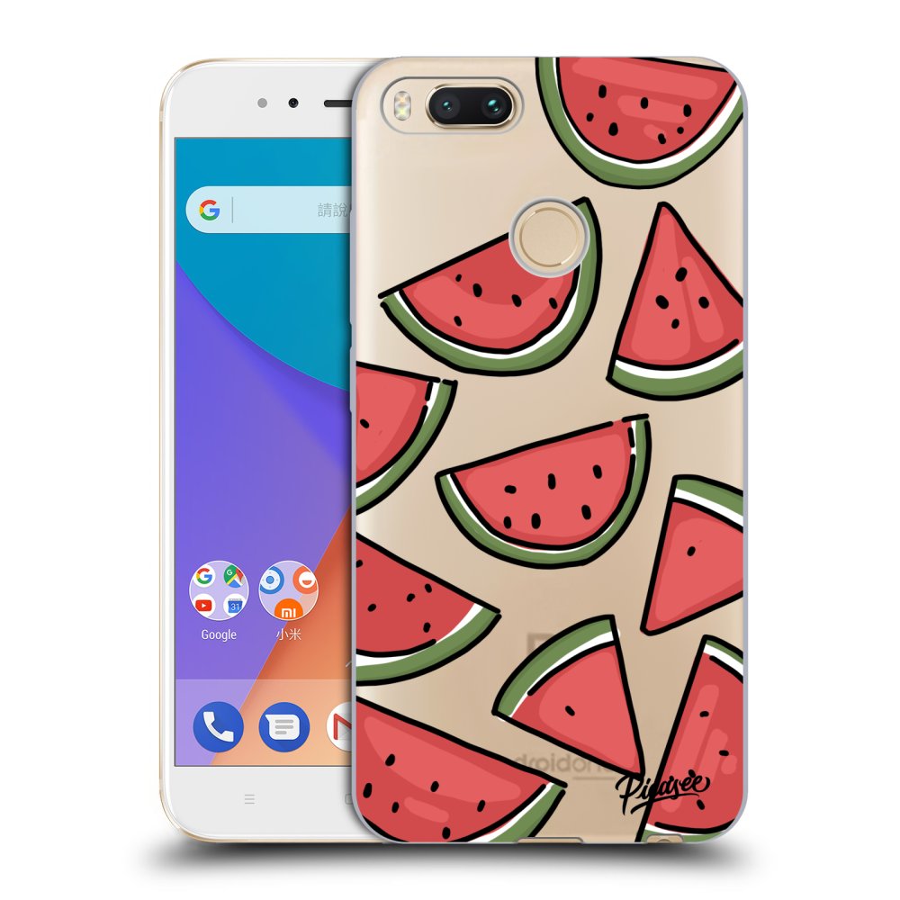 Xiaomi Mi A1 Global Hülle - Transparentes Silikon - Melone