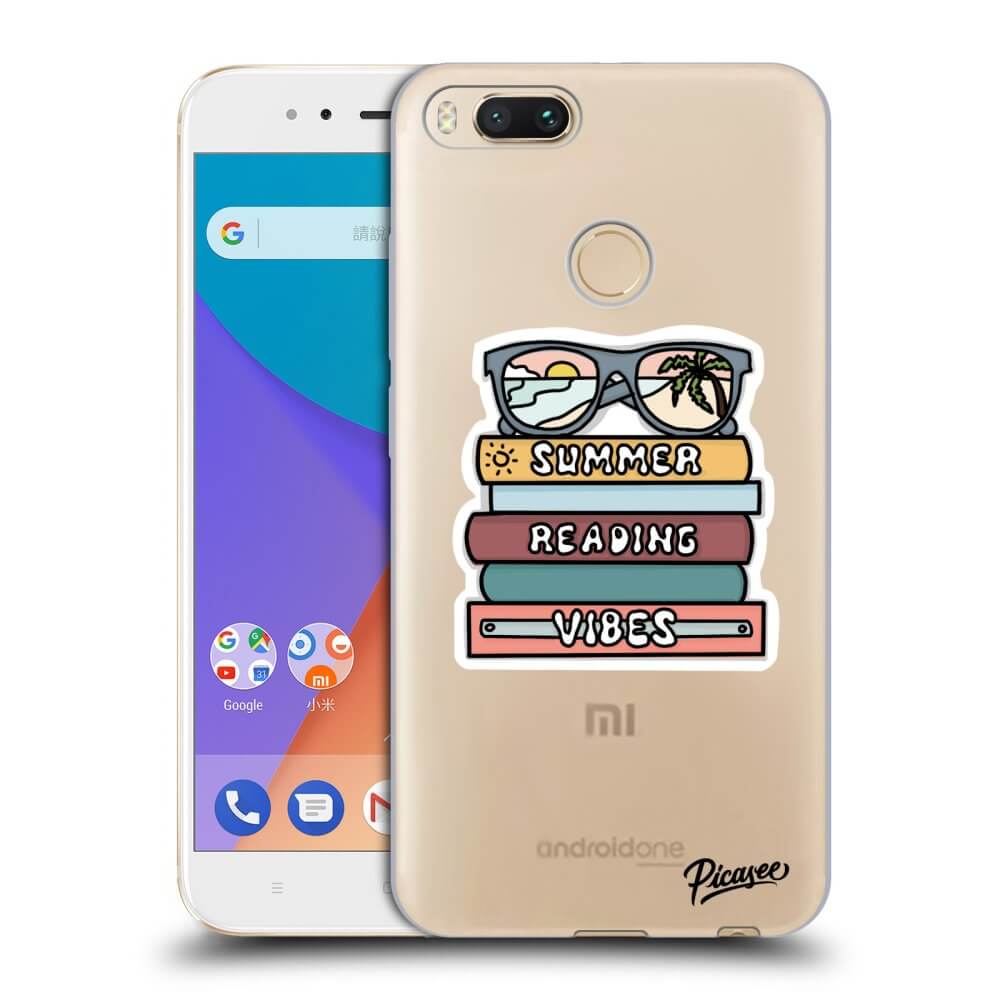 Xiaomi Mi A1 Global Hülle - Transparentes Silikon - Summer Reading Vibes