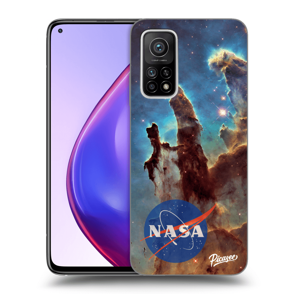 Xiaomi Mi 10T Pro Hülle - Schwarzes Silikon - Eagle Nebula