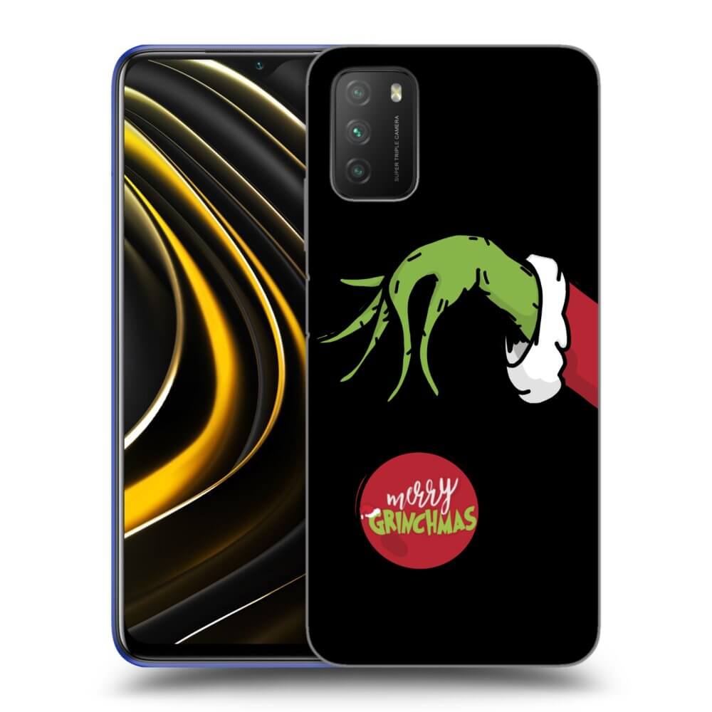 Xiaomi Poco M3 Hülle - Schwarzes Silikon - Grinch