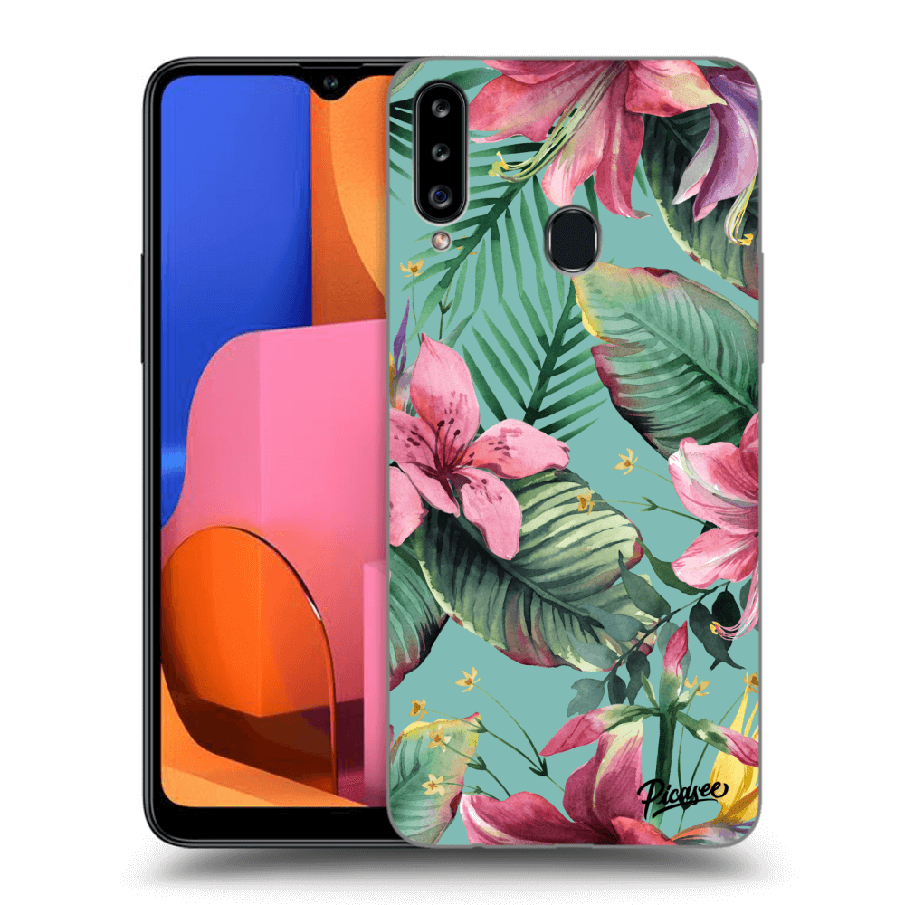 Samsung Galaxy A20s Hülle - Transparentes Silikon - Hawaii