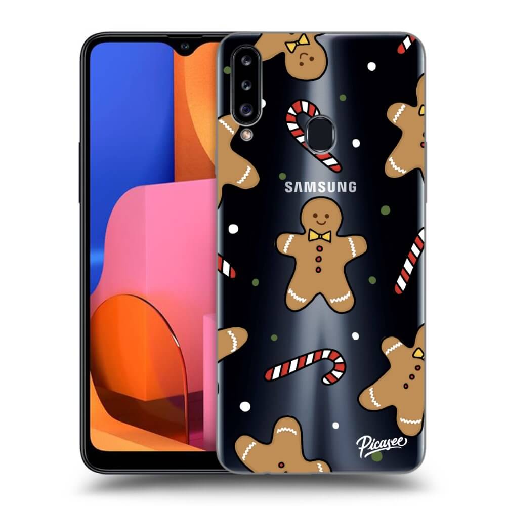 Samsung Galaxy A20s Hülle - Transparentes Silikon - Gingerbread