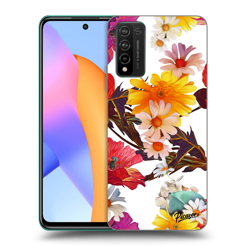 Honor 10X Lite Hülle - Transparentes Silikon - Meadow