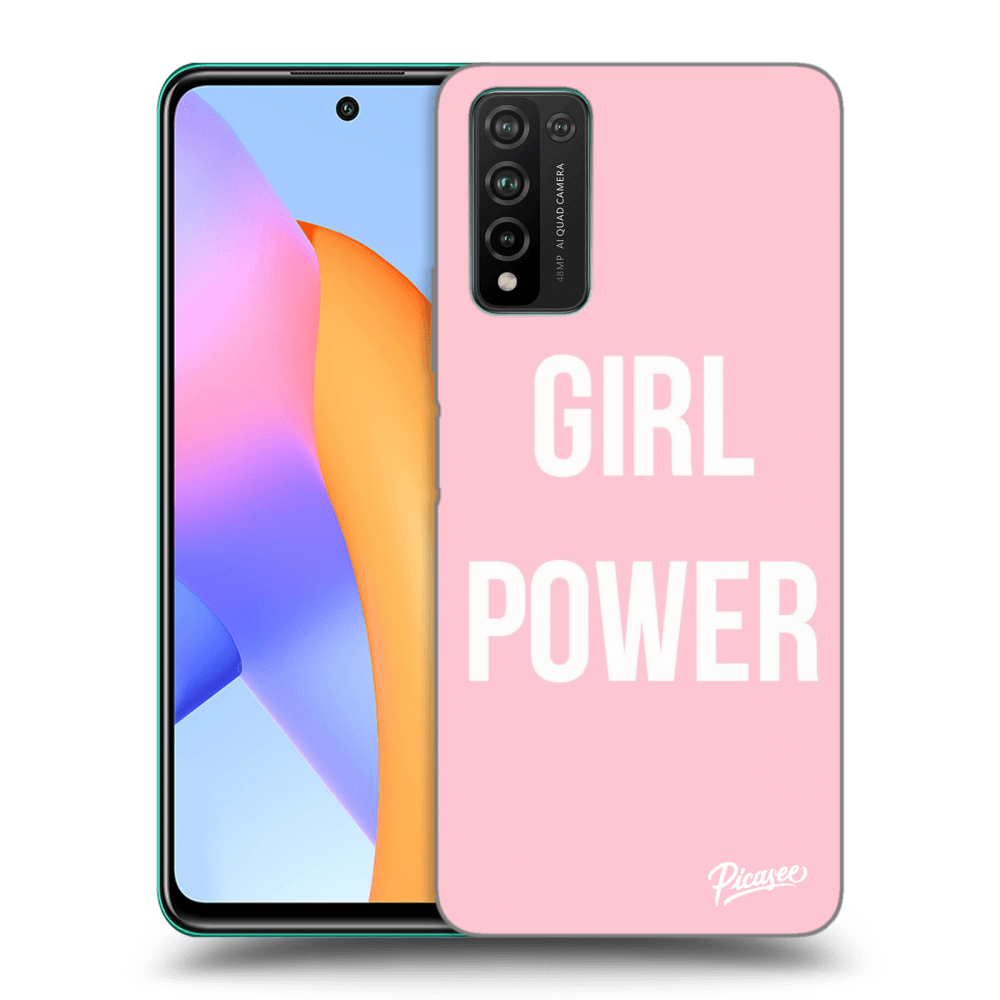 Honor 10X Lite Hülle - Transparentes Silikon - Girl Power
