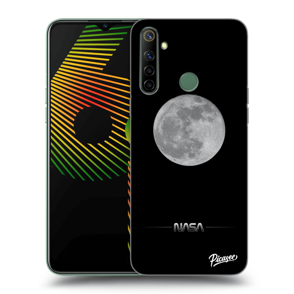 Realme 6i Hülle - Transparentes Silikon - Moon Minimal