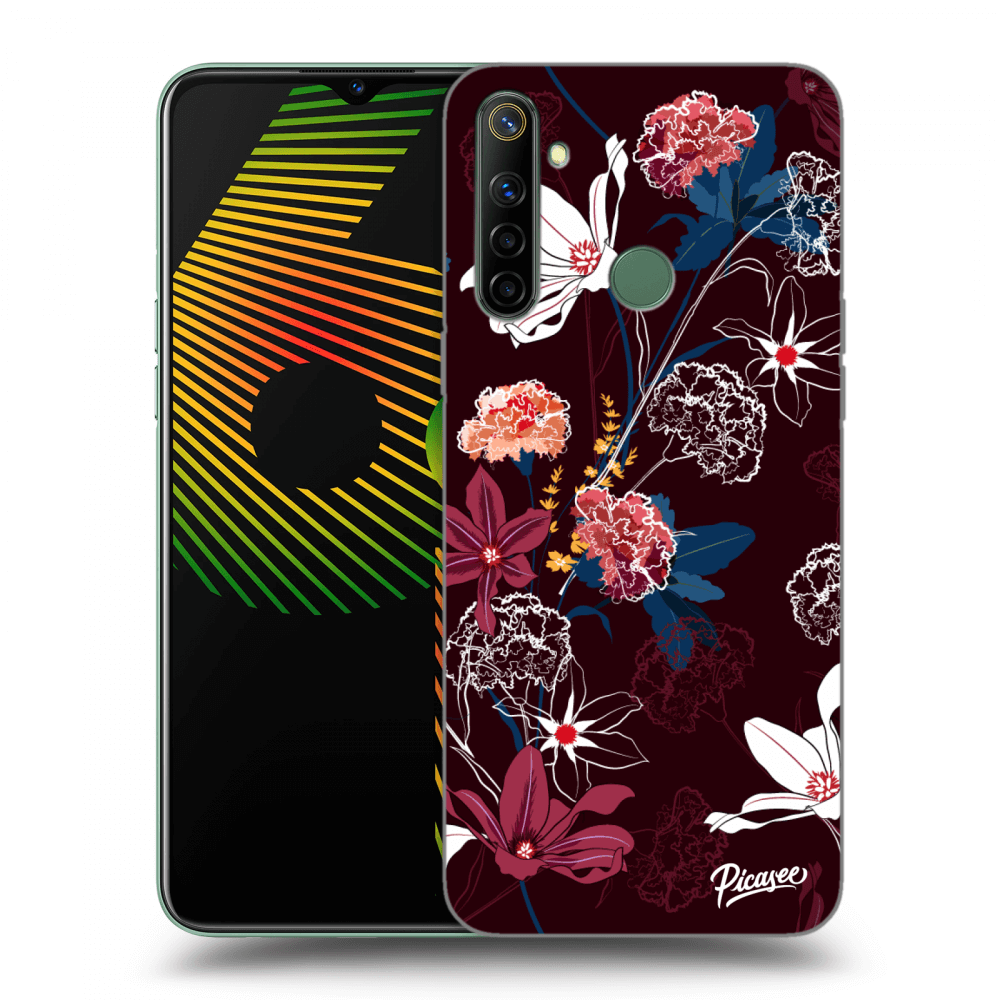 Realme 6i Hülle - Transparentes Silikon - Dark Meadow