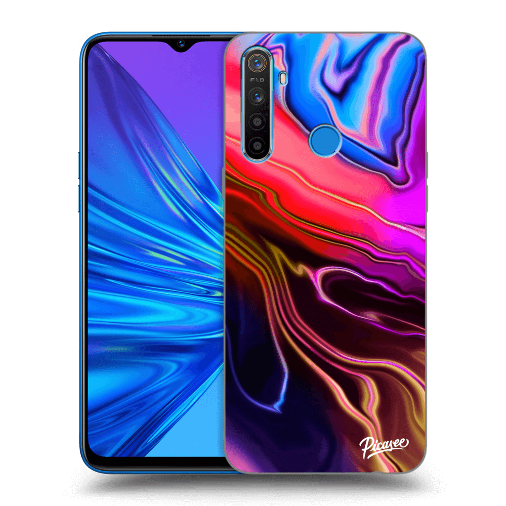 Realme 5 Hülle - Transparentes Silikon - Electric