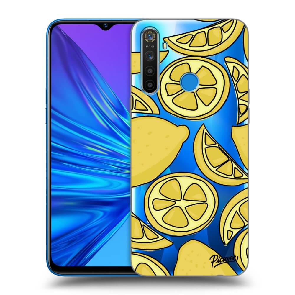 Realme 5 Hülle - Transparentes Silikon - Lemon