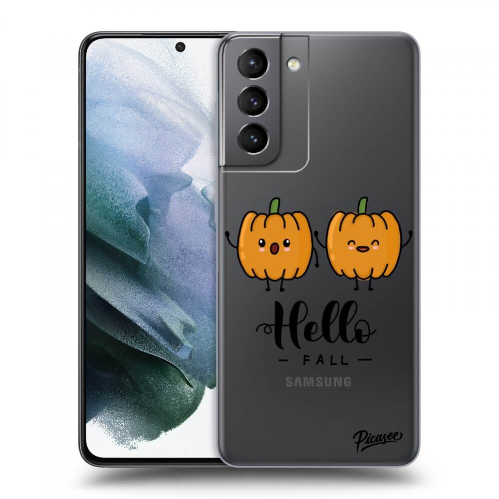 Samsung Galaxy S21 5G G991B Hülle - Transparentes Silikon - Hallo Fall