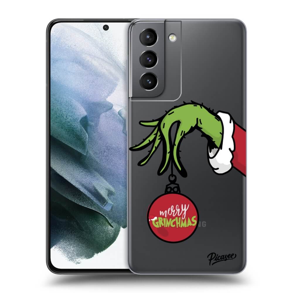 Samsung Galaxy S21 5G G991B Hülle - Transparentes Silikon - Grinch