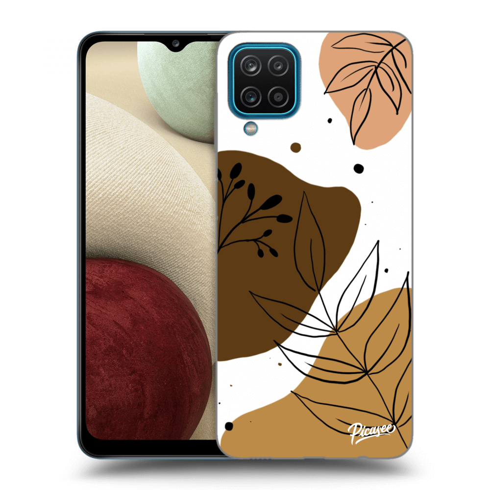 Samsung Galaxy A12 A125F Hülle - Transparentes Silikon - Boho Style