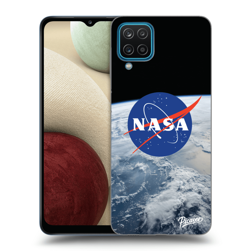 Samsung Galaxy A12 A125F Hülle - Transparentes Silikon - Nasa Earth