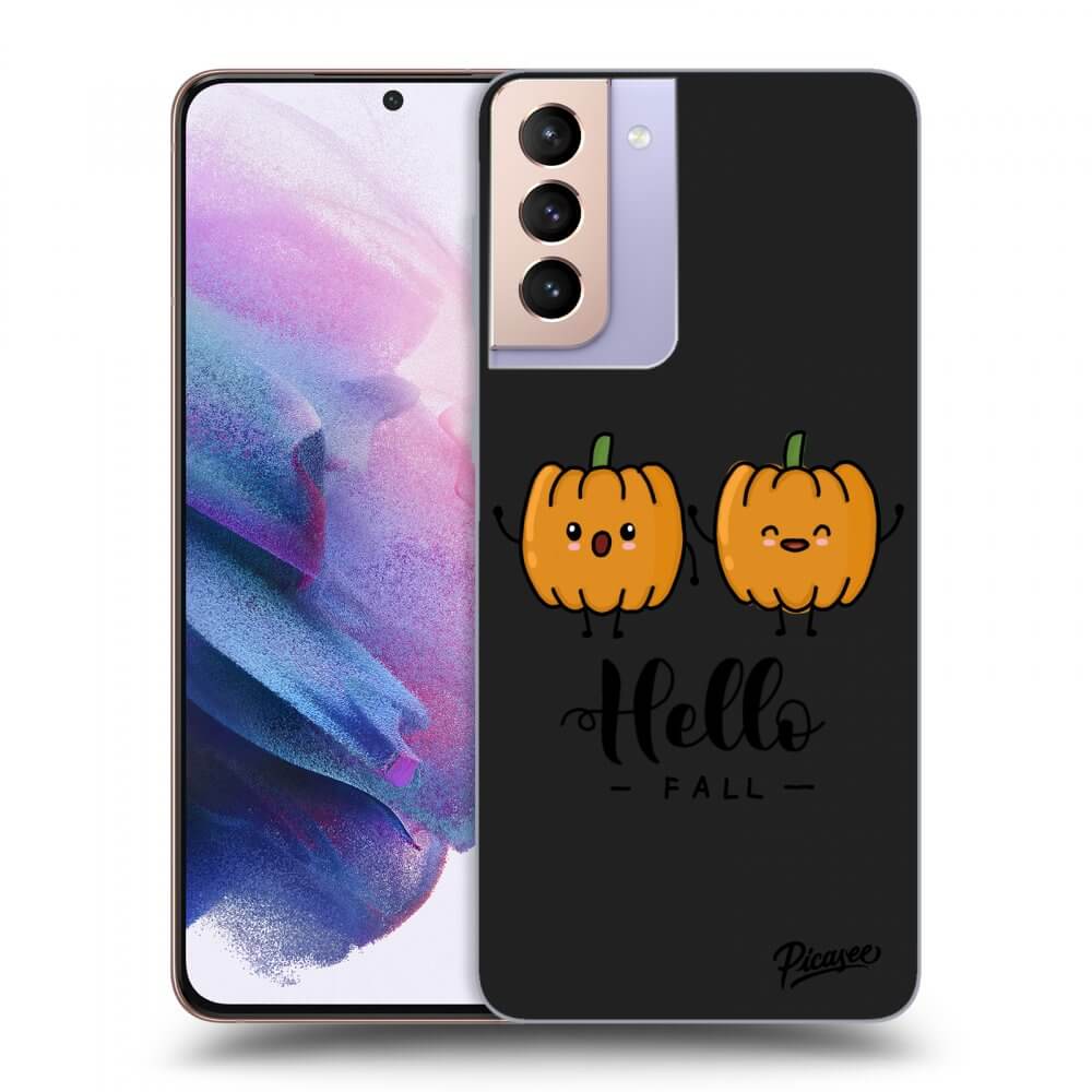 Samsung Galaxy S21+ 5G G996F Hülle - Schwarzes Silikon - Hallo Fall