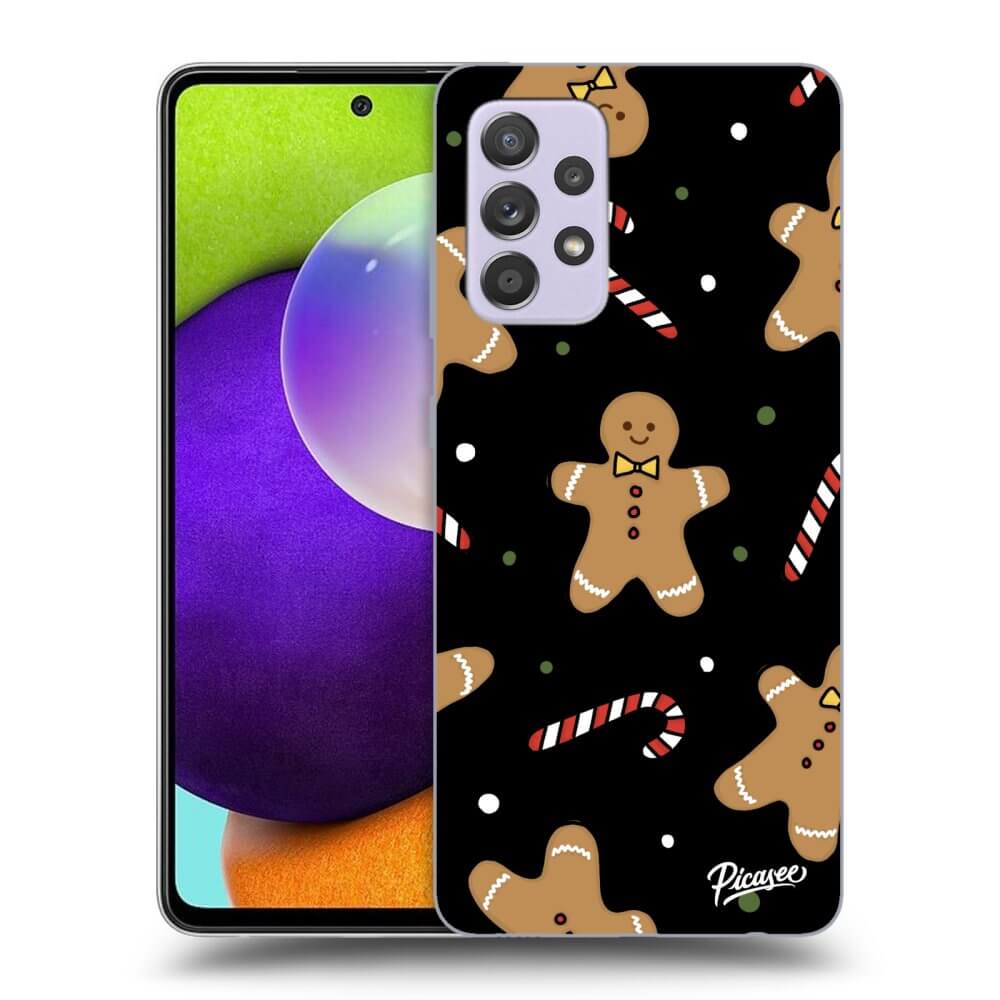 Samsung Galaxy A52 5G A525F Hülle - Schwarzes Silikon - Gingerbread