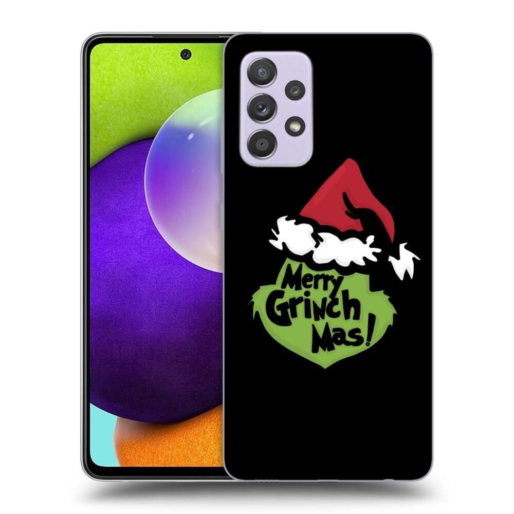 Samsung Galaxy A52 5G A525F Hülle - Schwarzes Silikon - Grinch 2