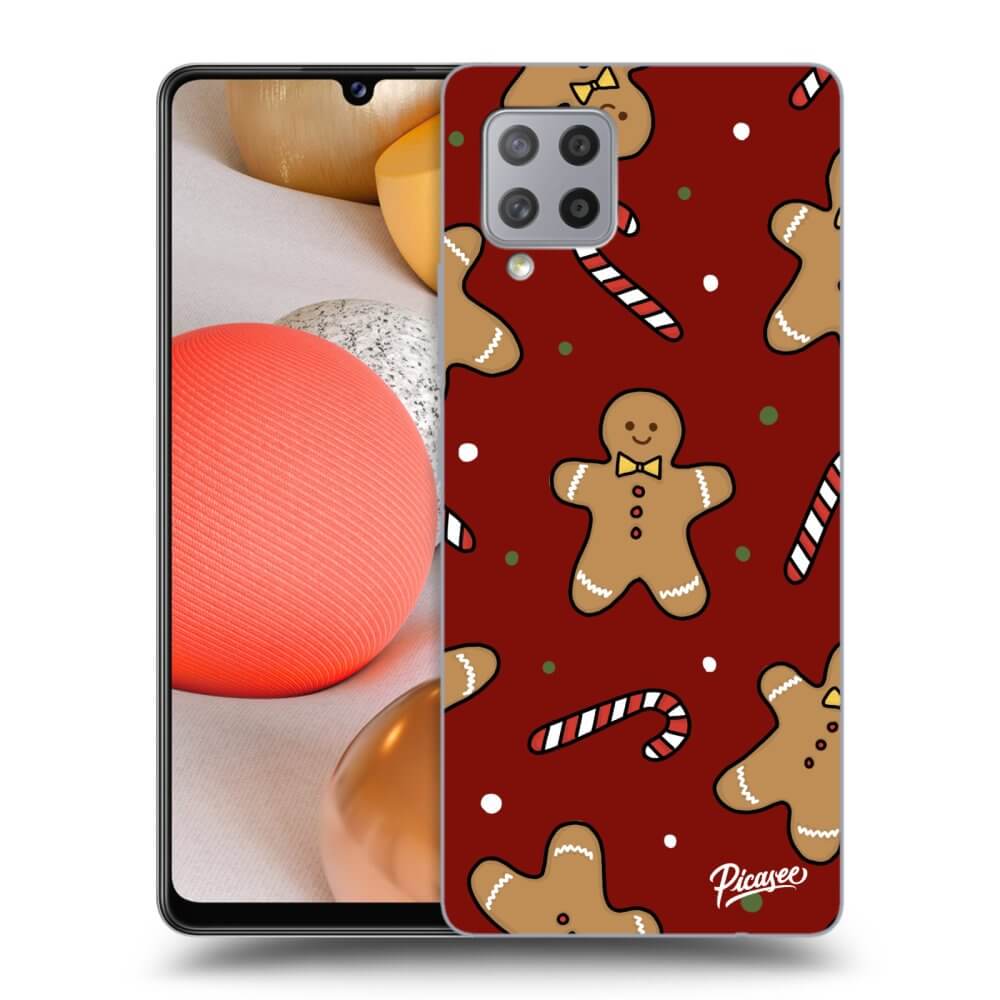 Samsung Galaxy A42 A426B Hülle - Schwarzes Silikon - Gingerbread 2