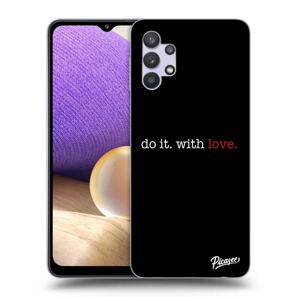 Samsung Galaxy A32 5G A326B Hülle - Transparentes Silikon - Do It. With Love.