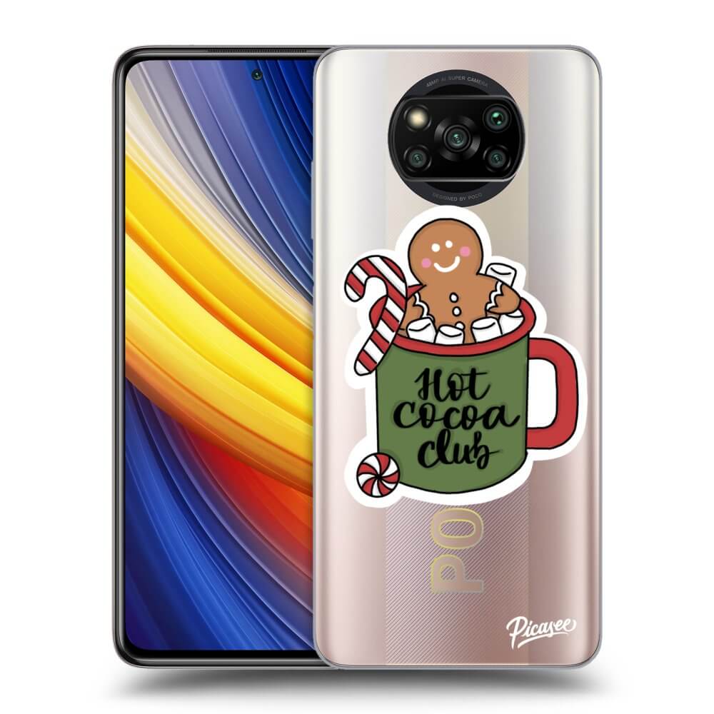 Xiaomi Poco X3 Pro Hülle - Transparentes Silikon - Hot Cocoa Club