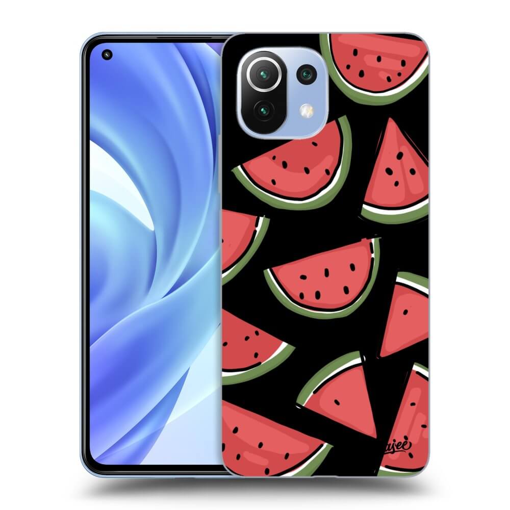 Xiaomi Mi 11 Hülle - Schwarzes Silikon - Melone