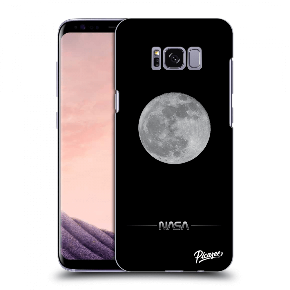 Samsung Galaxy S8+ G955F Hülle - Transparentes Silikon - Moon Minimal