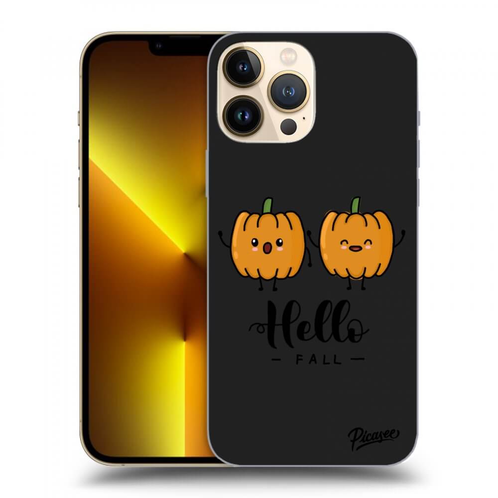 Apple IPhone 13 Pro Max Hülle - Schwarzes Silikon - Hallo Fall