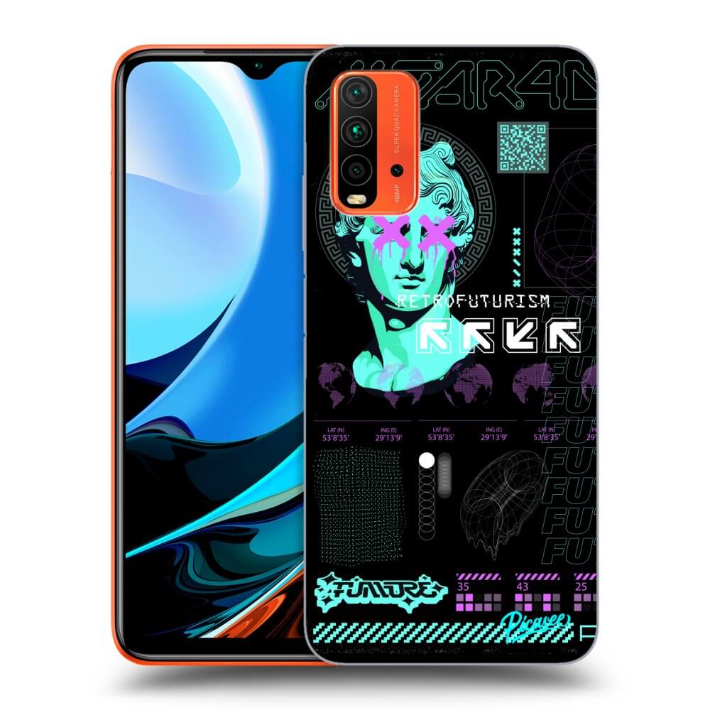 Xiaomi Redmi 9T Hülle - Transparentes Silikon - RETRO