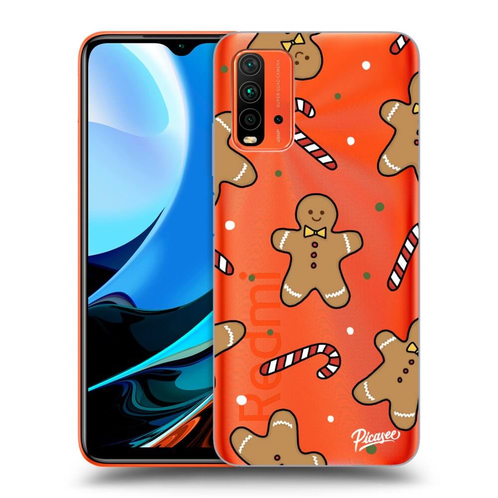 Xiaomi Redmi 9T Hülle - Transparentes Silikon - Gingerbread