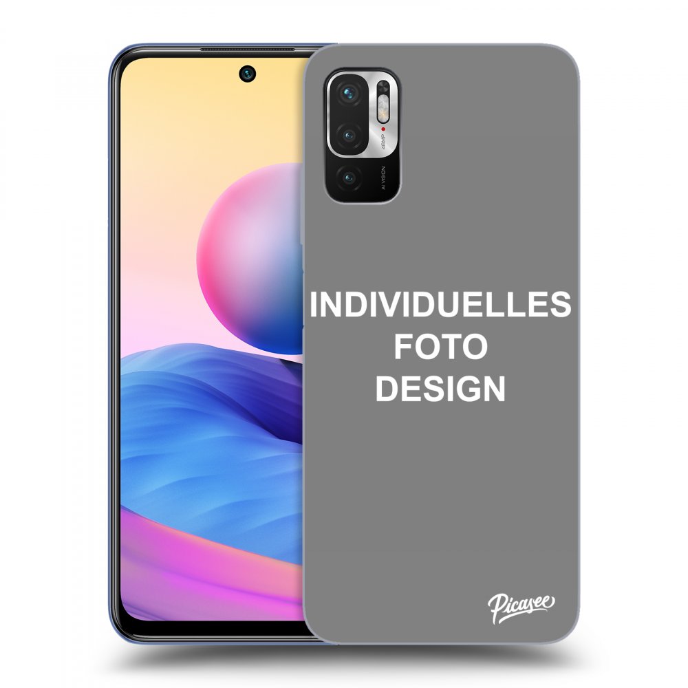 Xiaomi Redmi Note 10 5G Hülle - Transparentes Silikon - Individuelles Fotodesign