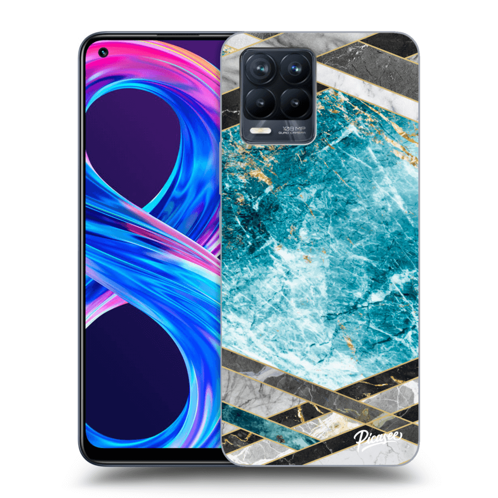 ULTIMATE CASE Für Realme 8 Pro - Blue Geometry