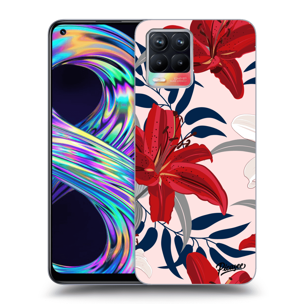 ULTIMATE CASE Für Realme 8 4G - Red Lily