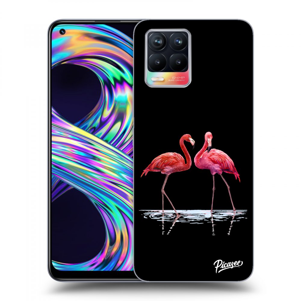 ULTIMATE CASE Für Realme 8 4G - Flamingos Zu Zweit