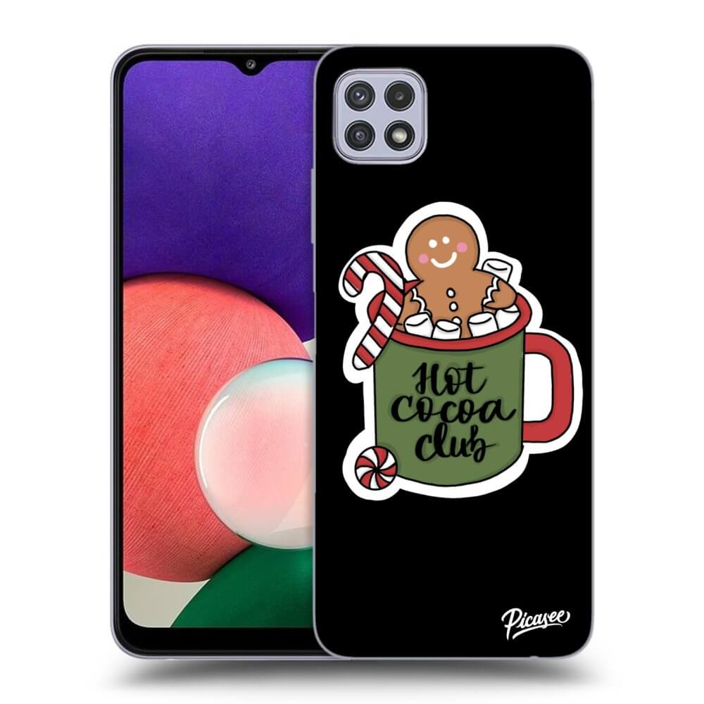 Samsung Galaxy A22 A226B 5G Hülle - Schwarzes Silikon - Hot Cocoa Club