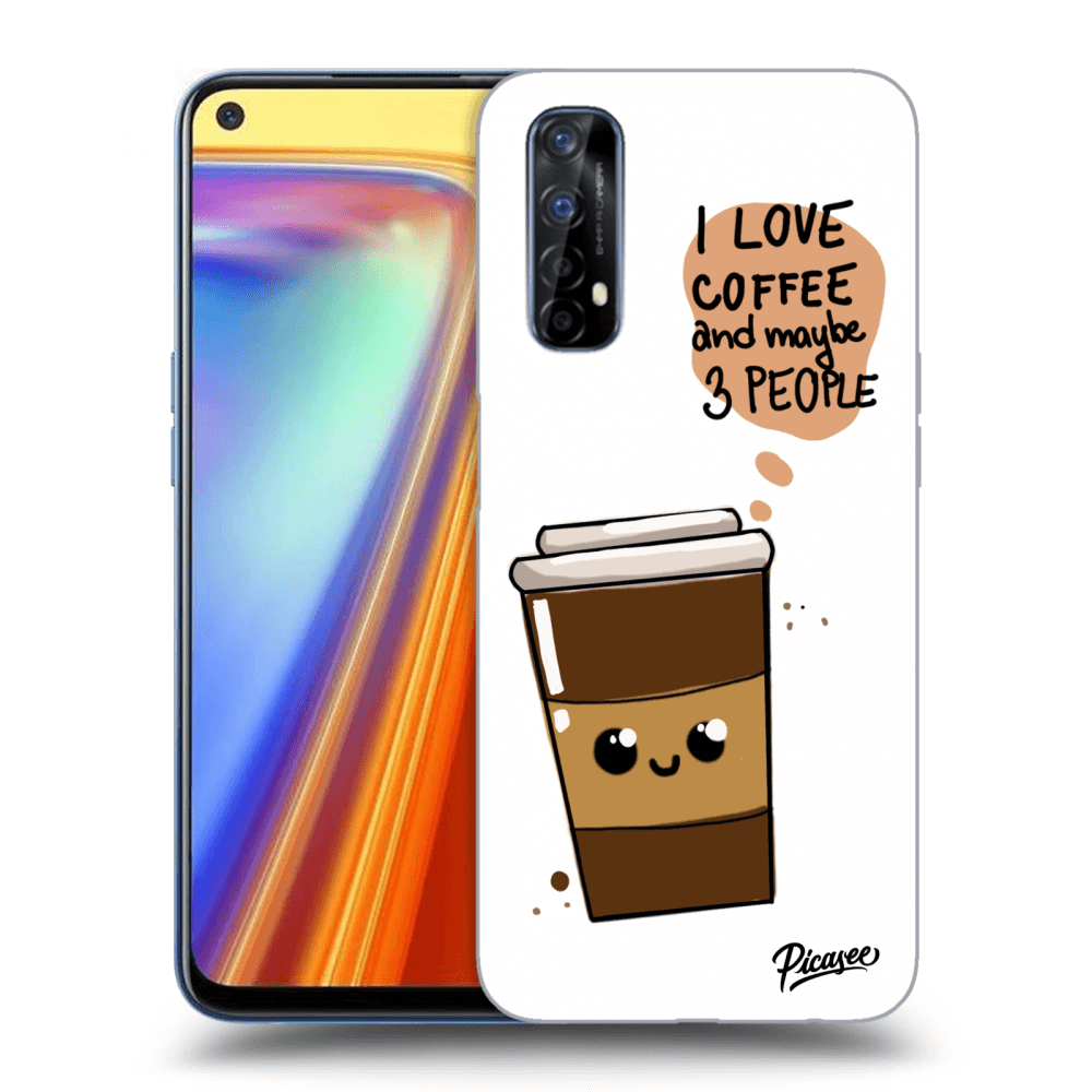 Realme 7 Hülle - Transparentes Silikon - Cute Coffee