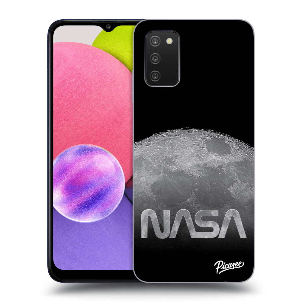 Samsung Galaxy A02s A025G Hülle - Transparentes Silikon - Moon Cut