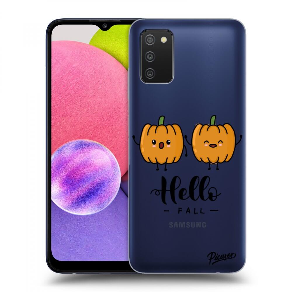 Samsung Galaxy A02s A025G Hülle - Transparentes Silikon - Hallo Fall