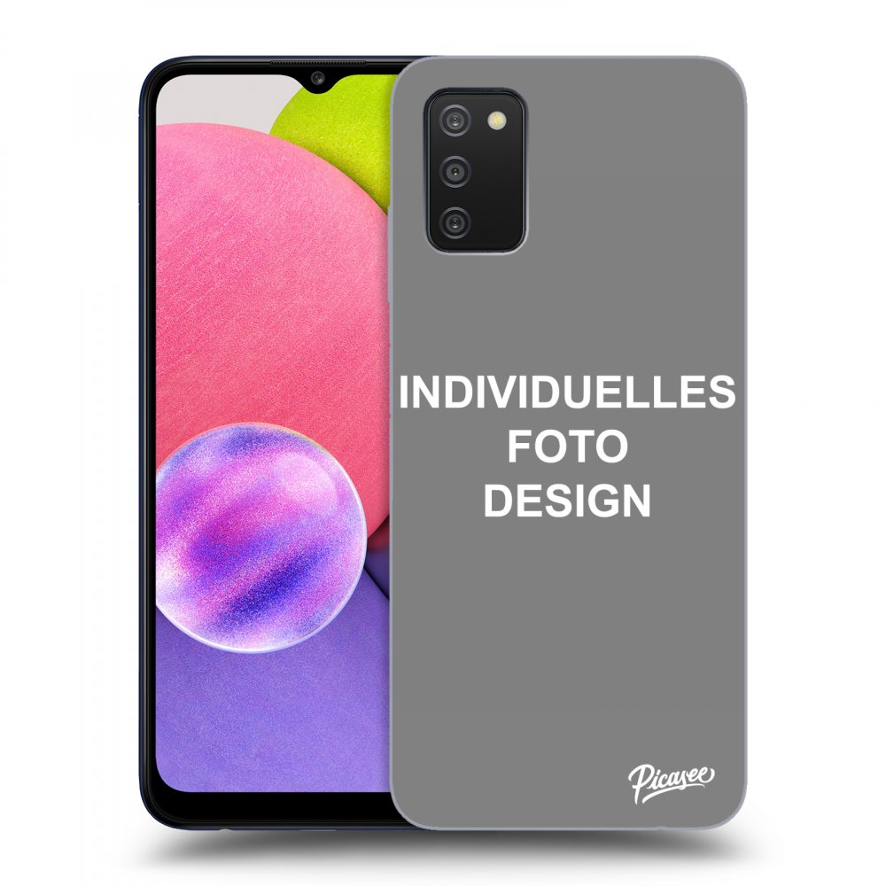 Samsung Galaxy A02s A025G Hülle - Transparentes Silikon - Individuelles Fotodesign