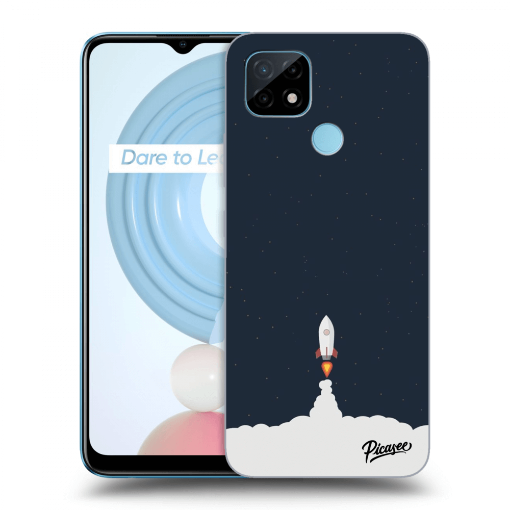 Realme C21 Hülle - Transparentes Silikon - Astronaut 2