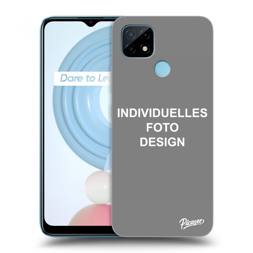 Realme C21 Hülle - Transparentes Silikon - Individuelles Fotodesign