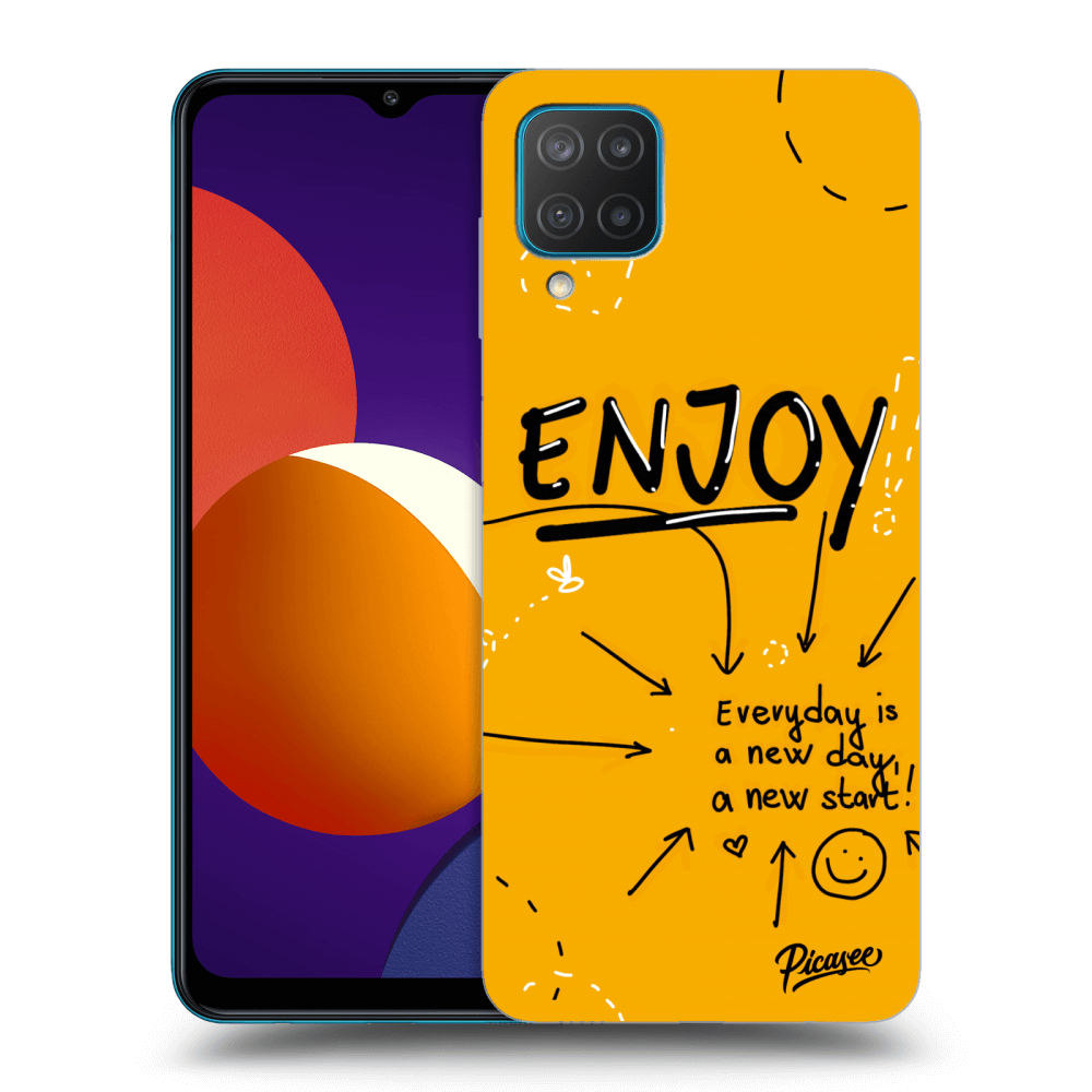 Samsung Galaxy M12 M127F Hülle - Transparentes Silikon - Enjoy