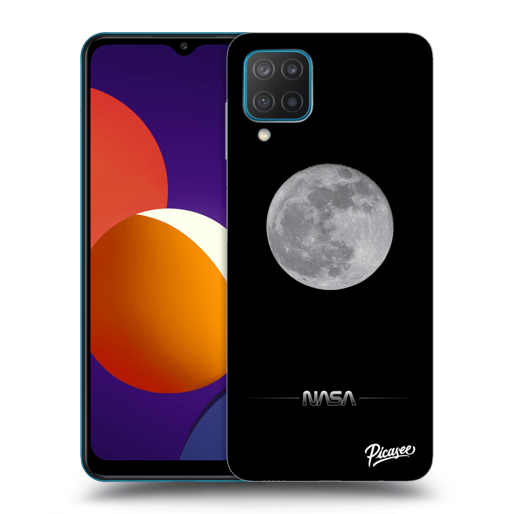 Samsung Galaxy M12 M127F Hülle - Transparentes Silikon - Moon Minimal