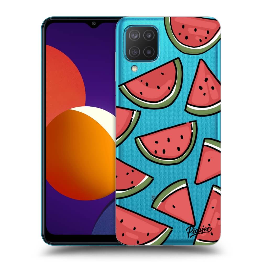 Samsung Galaxy M12 M127F Hülle - Transparentes Silikon - Melone