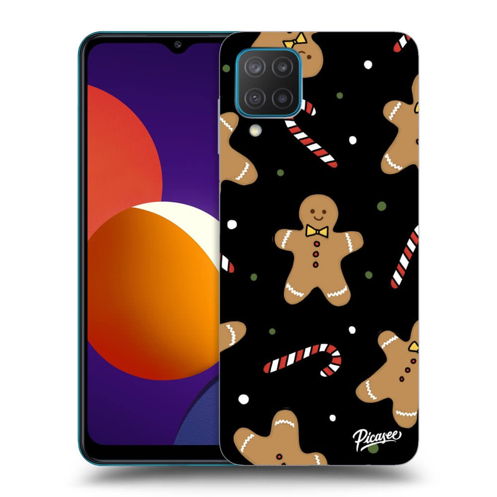 Samsung Galaxy M12 M127F Hülle - Schwarzes Silikon - Gingerbread