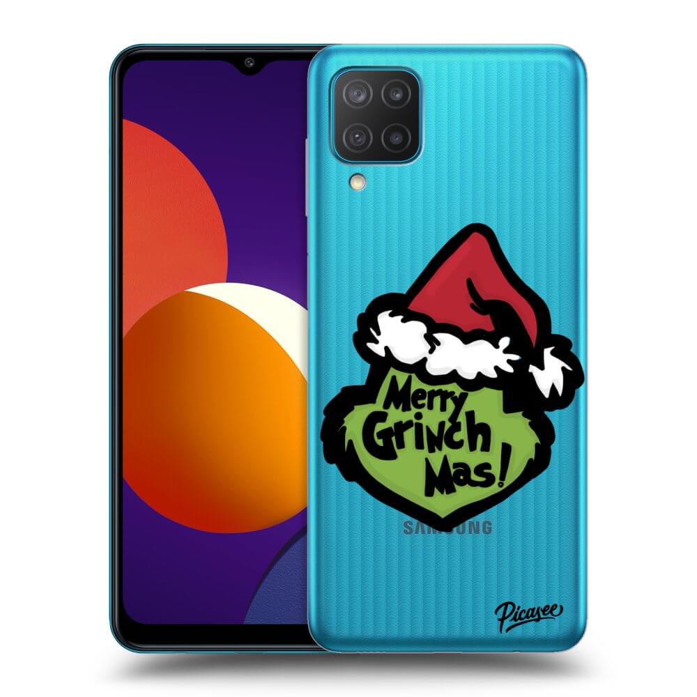 Samsung Galaxy M12 M127F Hülle - Transparentes Silikon - Grinch 2