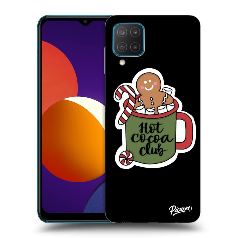 Samsung Galaxy M12 M127F Hülle - Schwarzes Silikon - Hot Cocoa Club