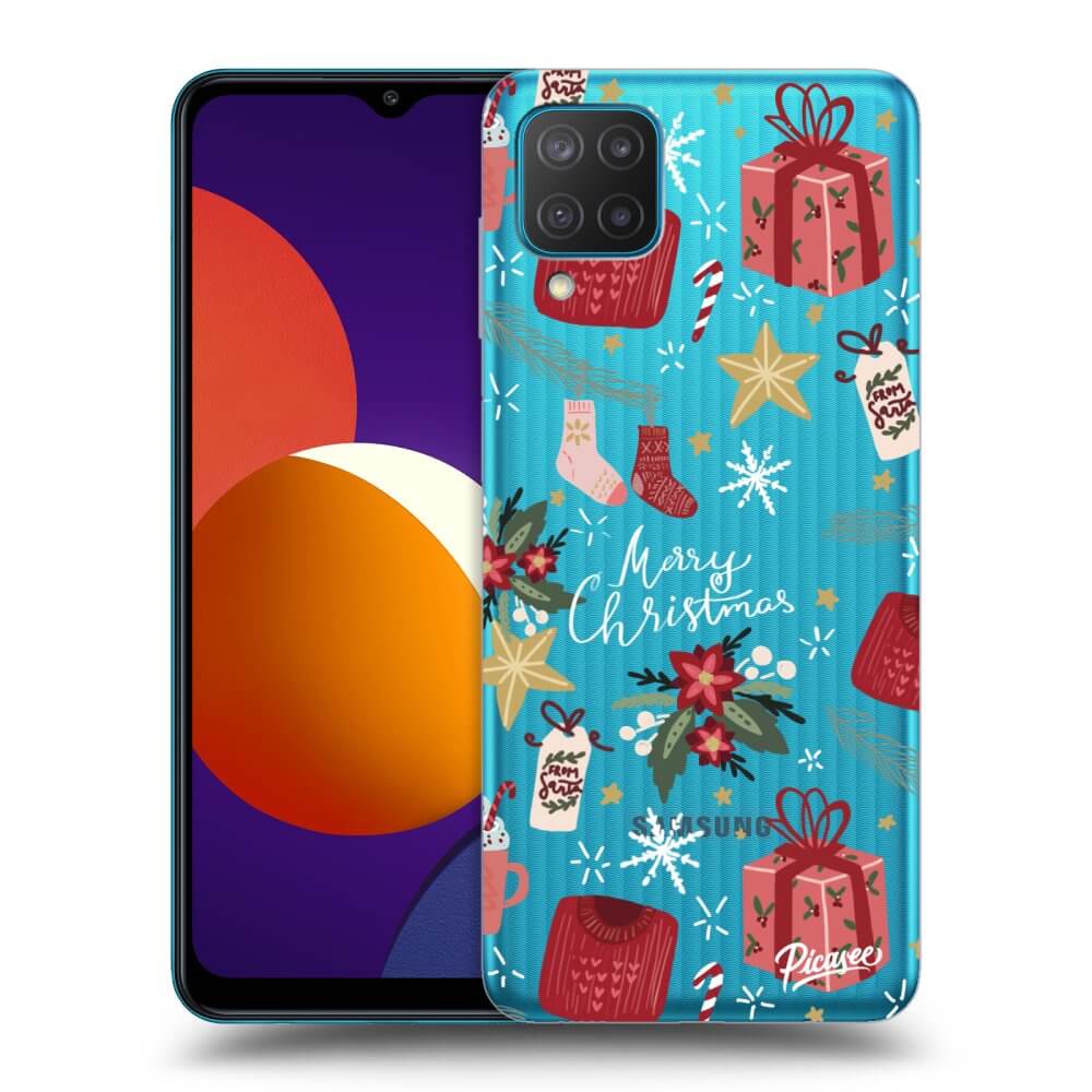 Samsung Galaxy M12 M127F Hülle - Transparentes Silikon - Christmas