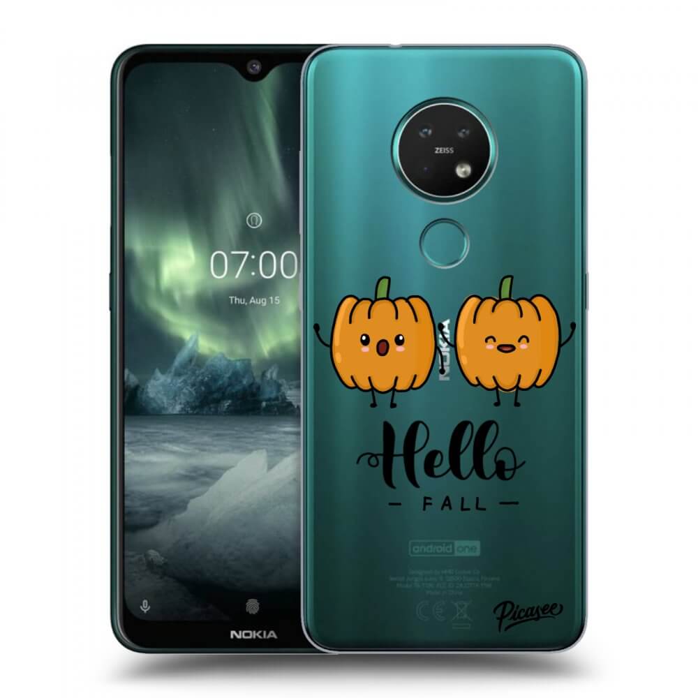 Nokia 7.2 Hülle - Transparentes Silikon - Hallo Fall