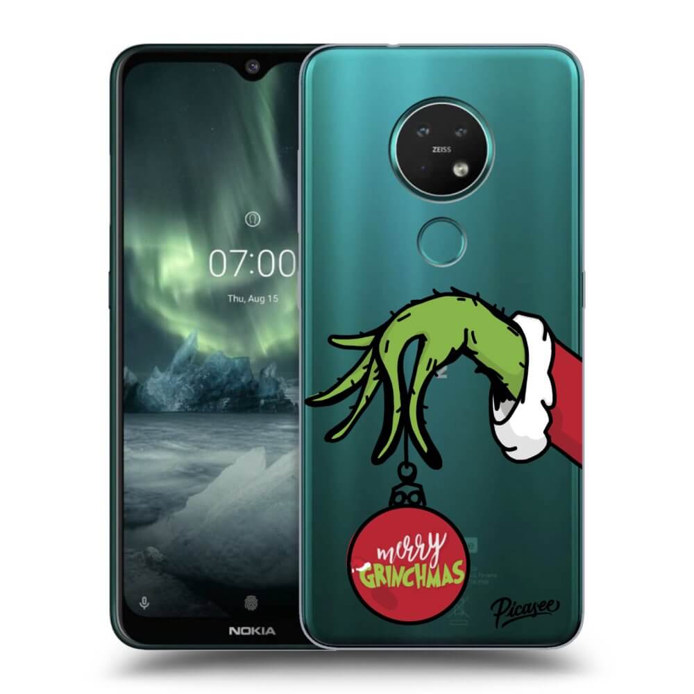 Nokia 7.2 Hülle - Transparentes Silikon - Grinch