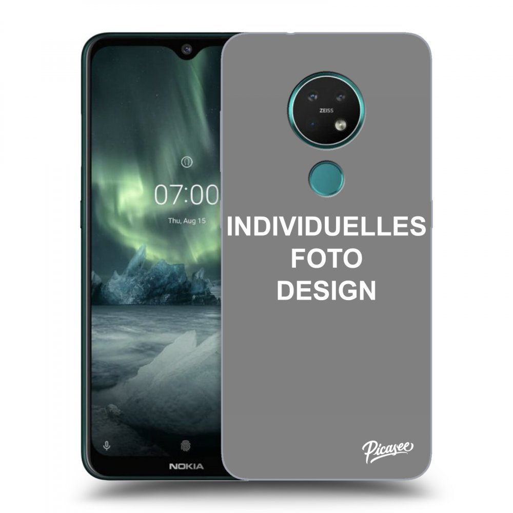 Nokia 7.2 Hülle - Transparentes Silikon - Individuelles Fotodesign